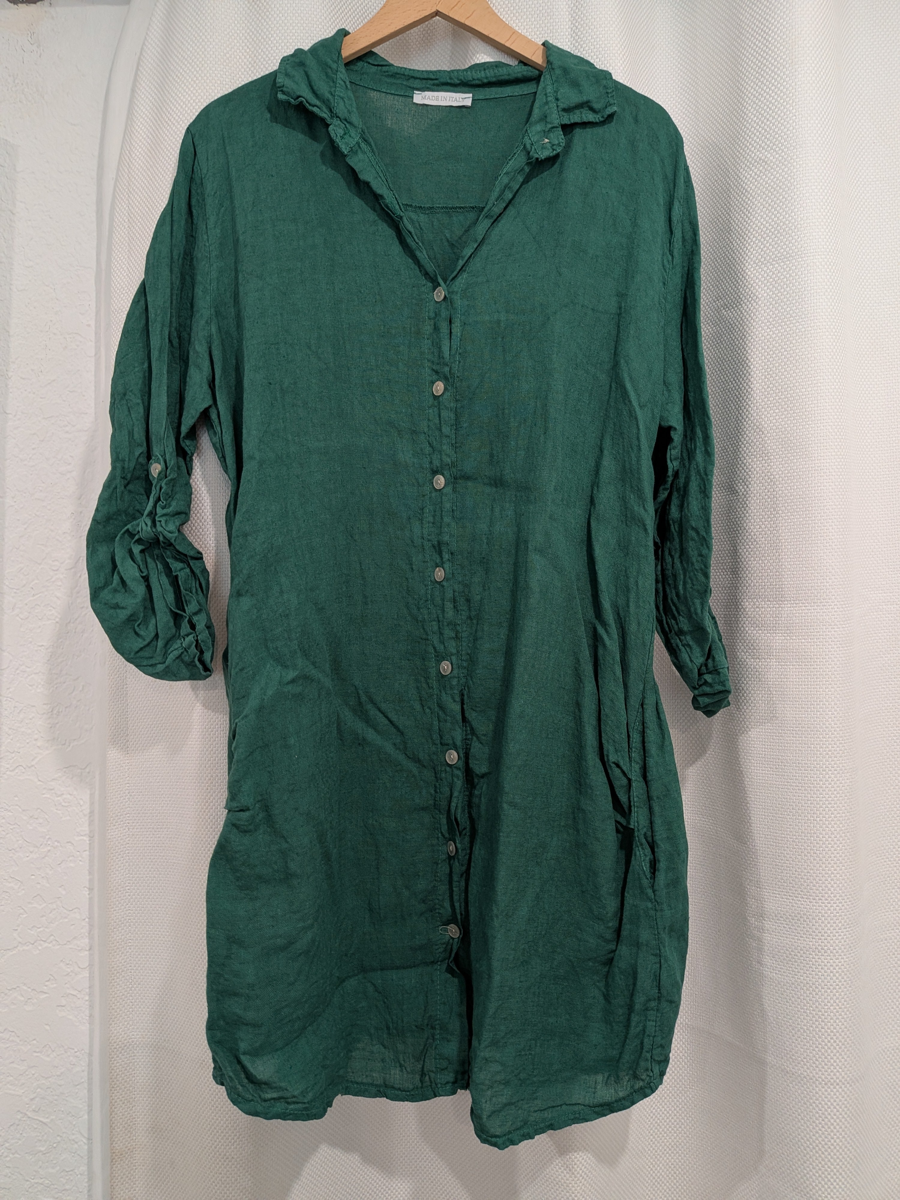 Linen Shirt Dress